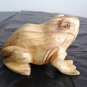 Резная фигурка тотем из Пало Санто лягушка купить